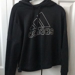 Adidas crop hoodie